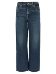 [7 For All Mankind] 7 For All Mankind-Alexa Cropped Jeans Celeste-Donna 24