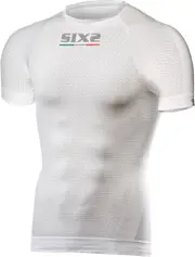 Sixs TS1, functional shirt shortsleeve unisex , color: White , size: 3XL/4XL