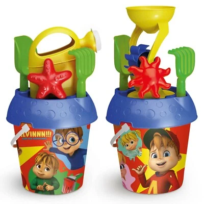Alvin & The Chipmunks Bucket & Spade Beach Set Sand Digging Sandpit Play Toy