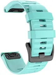 [ISOUDE] 26/22/20mm Smart Watch Silicone Wristband For Garmin Fenix 7 7X 7S 6 6S 6X 5X 5 5S 3 3HR Forerunner 935 945 Quick Release Strap