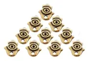 Lot of 10 Hamsa Evil Eye Pendants DIY Making Jewelry Amulet karma kit