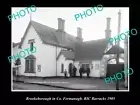 OLD 8x6 HISTORIC PHOTO OF IRISH POLICE BARRACKS BROOKEBOROUGH FERMANAGH 1905