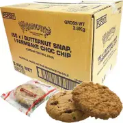 NEW Arnotts Butternut Snap Farmbake Choc Chip Biscuits 150 Individual Packs Bulk