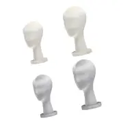 Mannequin Head Multifunctional Portable Wig Stand for Headwear Glasses Salon