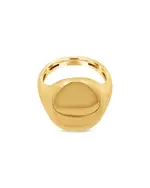 Bloomingdale's Fine Collection Oval Signet Ring in 14K Yellow Gold