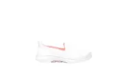 Womens Skechers Go Walk 7- Razi White/ Pink Walking Shoes