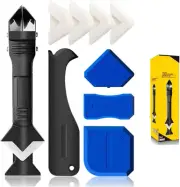 9-in-1 Silicone Caulking Tools Set Sealant Finishing Grout Scraper for Kitchen