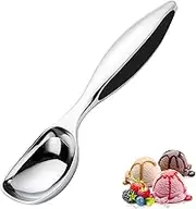 Ice Cream Scoop, 18 cm Non-Stick Antifreeze Ice Cream Spoon, Premium Ice Cream Spoon Made of Durable Zinc Alloy, Durable Design, Easy to Clean, for Gelato, Biscuit Dough, Sorbet, Melon Balls