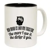 My Mind Is Like My Tractor Dirtier It Gets Mug Cup
