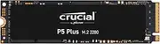 Crucial P5 Plus 500GB PCIe 4.0 3D NAND NVMe M.2 SSD, up to 6600MB/s - CT500P5PSSD8 Black