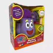 New & Unopened Musical Backpack (Dora the Explorer, Nick Jr) - Fisher-Price 2004