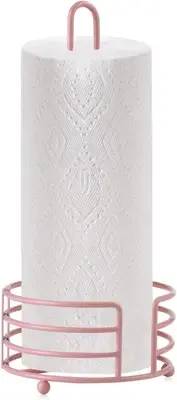 Standing Paper Towel Holder, 13 X 6 Inch Modern Decorative Countertop Rolls Hold