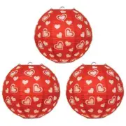 Heart Paper Lanterns Set/3