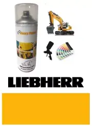 Liebherr Digger Yellow Excavator Paint High Endurance Enamel Paint 400ml Aerosol