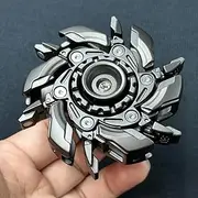 T-Conceal EDC Fidget Sliders Open Armor Spinning TopFidget Toys Stress Relief for Adults Magnetic Metal (Grey)