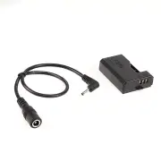 DR-E10 DC Coupler LP-E10 Dummy Battery + Female DC Cable for Canon 1500D 1300D