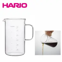 在飛比找momo購物網優惠-【HARIO】經典玻璃燒杯 咖啡壺 量杯600ml(BV-6