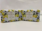 2 Castelbel Luxury Bath Bar Soap Limited Edition Lemon Made In Portugal