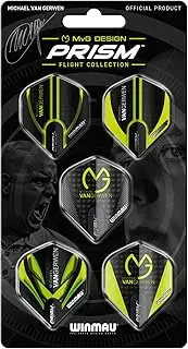 Winmau Dart Flights MVG Michael Van Gerwen Prism (Pack of 5 Sets of 3 Fights)
