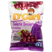 D`gari Water Gelatin Grape 4.2 Ounce
