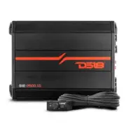 DS18 SXE-2500.1D/BK CAR AUDIO 1-CHANNEL MONOBLOCK SUBWOOFER CLASS-D AMPLIFIER