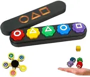 PNPGDYK Gonggi Korean Game, Gonggi Playset, Traditional Korean Gonggi Game, Gonggi Jack Korean Stones Game, Hand Eye Coordination Training, with 1 Gonggi Fidget Spinner