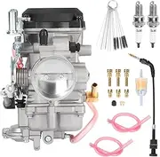 CV40 Carburetor Kit replacement for Harley-Davidson Sportster 883 1200 1988-2006 Silver