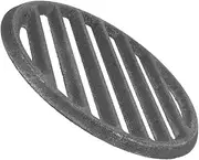 NULYLU Cast Iron Round Grill Grate - Heavy Duty BBQ Cooking Grid - Charcoal Grills Fire Pit Grate for Outdoor Gatherings Backyard Party Camping Cooking 13CM