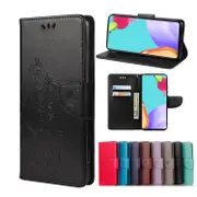 For Samsung Galaxy A53 5G Case, Cute Butterfly PU Leather Wallet Cover, Black