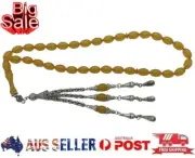 Sıkma Kehribar 10.29 mm 33 Prayer chain Tasbih Rosary Beads Chain Prayer Beads,