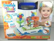 HAP Time Creative Mosaic #608 4-In1 Educational Build & Design Kit With Drill