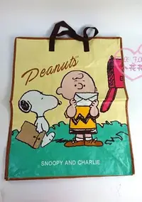 在飛比找Yahoo!奇摩拍賣優惠-♥小花花日本精品♥Snoopy 史努比與好朋友們 大型購物袋