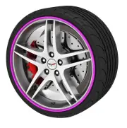 Rimblades Alloy Wheel Rim Protector Trim Strips for C6 and C7 Corvette - Pink