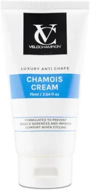 Velochampion Luxury Chamois Cream for Cyclists, Runners and More | Vegan Anti-Ch