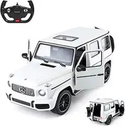 Rastar Off-Road Remote Control Car, 1:14 Mercedes-AMG G63 R/C Off-Roader Toy Car, Doors Open/Working Lights - White/2.4Ghz