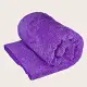 Bonne Nuit雪柔綿寶寶浴巾 枕巾 (90x50cm) 豔紫色
