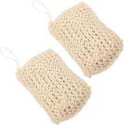 minkissy Pack Sisal Bath Balls Natural Shower Loofahs for Gentle Exfoliation Bath Scrubbers Body Australian Sisal Sponge
