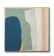 E Style 100cm Hand Paint Monty Abstract III Wall Art Painting Decor Square
