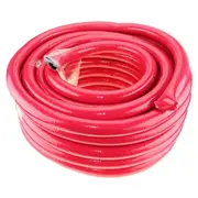 Fire Fighting Hose 20m x 1 inch 25mm ID Fire Rated Outlet Fighter Water Pump Red