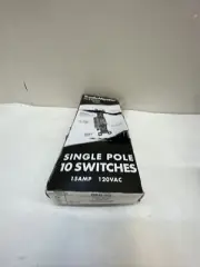 660-IG Ivory Toggle Light Switch 10 Pack single pole Pass & Seymour