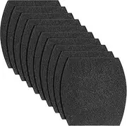 Jecery 10 Pcs Activated Carbon Cat Litter Box Replacement Filters Compatible with Petmate Booda Clean Step 6.3 x 5.91 Inches Filters to Absorbs Odors and Controls Damp for Keeping Fresh