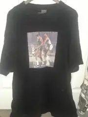 Vintage Celtics Bill Russell Warrior & Wilt Chamberlain Sixers T Shirt Sz-3XL