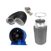 Phresh Hyperfan v2 150MM (6" Inch) + Phresh Carbon Filter 150 x 600MM 550CFM + 5