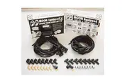 Mooneyes Black Universal Lead Set Straight Spark Plug With STD Or HEI Distributor Ends