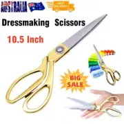 10.5'' Scissors Tailor Dressmaking Sewing Cutting Trimming Fabric Scissors Shear