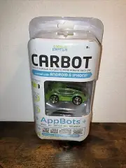 Green CARBOT DeskPets Micro Robotic Race Car control with for Android & iPhone!!