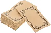 PLAFOPE Self-Adhesive Paper Envelopes 50/Pack Mini Coin Bags Reusable Change Holders for Craft and Home