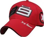 Mfacl Baseball Cap Visor Sports Cap Casual Hat, Moto Gp 99 Jorge Lorenzo Hats for Men Racing Cap Cotton Brand Motorcycle Racing Baseball Caps Car Sun Snapback Black Hat