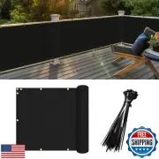FLORALEAF Balcony Screen Privacy Fence Cover Sun Shade Deck Fence for Deck Pa