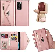 [UDBKKDX] Wallet Case for Samsung Galaxy A04s, Women Matte Leather with Viewing Stand Camera Lens Protection Shockproof Multiple Card Holders Cover with Shoulder and Wrist Straps